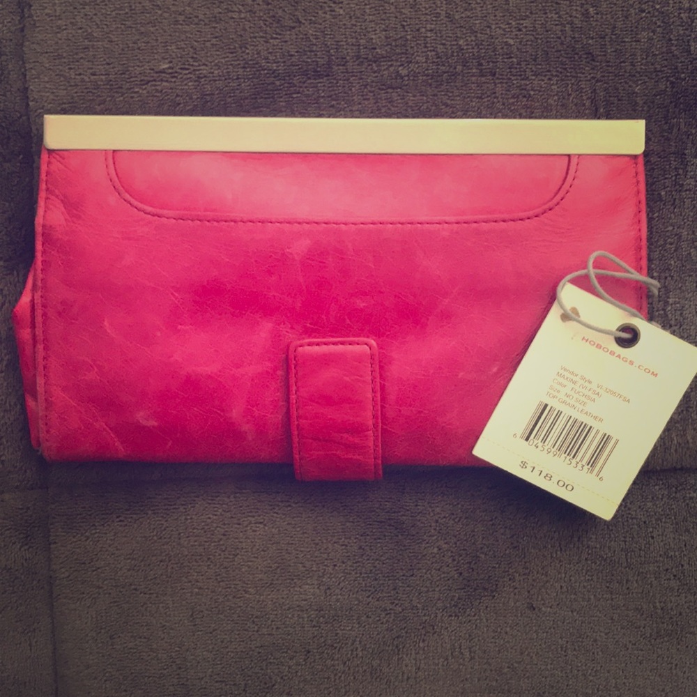 Pink Hobo clutch